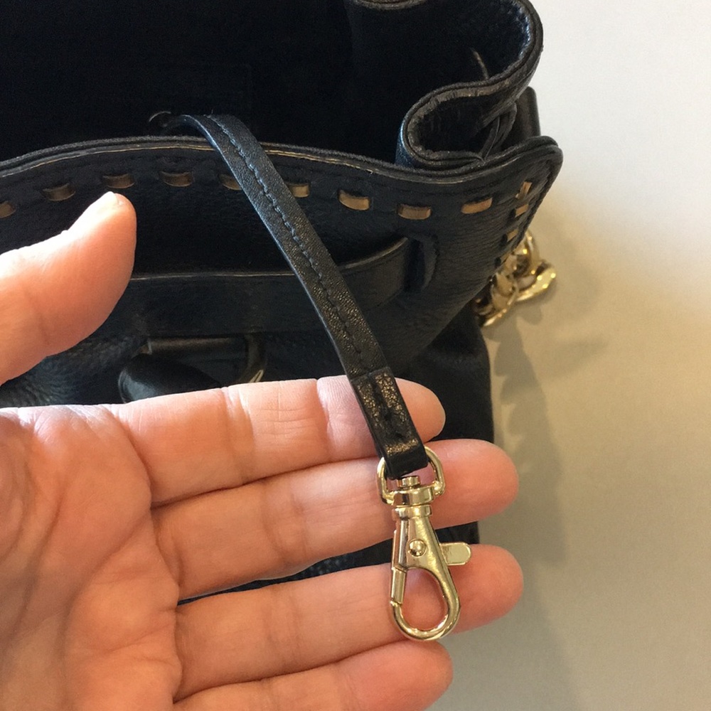 Michael Kors Retired Black Leather Handbag (Includes dust bag) - Picture 13 of 13